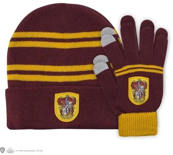 Harry Potter - Mössa/Handskar Gryffindor Barn set EU - Mössa